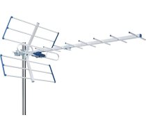 EDISION YAGI 12 dB ārējā antena zemes 21-48 UHF, 5G LTE filtrs, ciparu DVB-T/T2 kanālu uztveršanai, TV antena, frekvenču diapazons 470-694 MHz, garums 101 cm, LTE700, zils