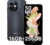 Ulefone Note 16 Pro Mobilais tālrunis bez līguma, 16GB + 256GB/SD-256GB Android 13 viedtālrunis 4400mAh ar 50MP kameru Octa Core 6,52 collu HD+ 5Ghz WiFi Dual SIM pirkstu nospiedumi/Face ID/4G/GPS/OTG/ melns
