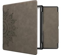 kwmobile Korpuss saderīgs ar Amazon Kindle Scribe (2022/2024) Korpuss - mākslīgās ādas vāciņš - Rising Sun Grey