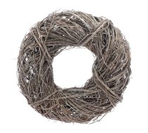 com-four® Vine vainags, dekoratīvs durvju vainags no zariem, DIY dabīgs vainags kā galda dekors, logu dekors vai durvju pakaramais, lai rotātu sevi, balināts dabīgs dekoratīvs vainags (1)