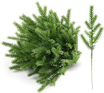 GWHOLE 60 mākslīgo priežu zaru iepakojums, priežu skujas, priežu zari Ziemassvētkiem, vainags, Ziemassvētku eglīte, mājas dārza rotājumi, adventes vainagu rotājumi