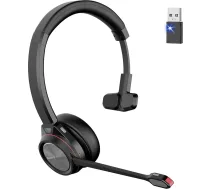 Beebang bezvadu austiņas, mono Bluetooth 5.2 austiņas ar mikrofonu un USB donglu datoram, 30 stundu bezvadu sarunu laiks Mac datoram Skype Teasms Zoom klēpjdatoram Biroja zvanu centra tālrunis