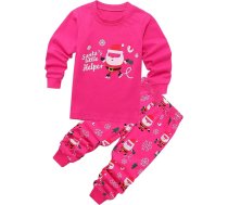 Generisch Kristību kleita 86 bērnu zēniem Ziemassvētku vecīša Ziemassvētku vecīša Ziemassvētku pidžama komplekts Soft Toddler Sleepwear Kids Clothes Baby Clothes 92 Boy