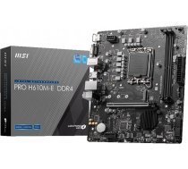 Pamatplate pro h610m-e s1700 ddr4 hdmi m.2 matx