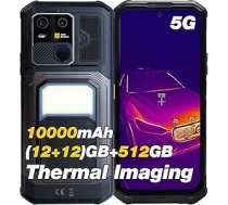 AGM G3 Pro viedtālrunis bez līguma Android 15, integrēta termovizija, 12 + 12 GB RAM + 512 GB ROM, 64 MP + 50 MP + 2 MP, 10000 mAh/6,72" FHD + 120 Hz, Dual SIM IP68/NFC/OTG/GPS/Face ID