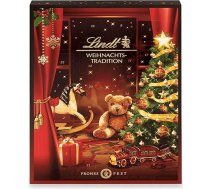 Lindt šokolādes adventes kalendārs 2025 - Ziemassvētku tradīcija ar 24 elegantām šokolādes konfektēm | 253 g | Premium šokolāde Ziemassvētku sezonai | Adventes dāvana bērniem un pieaugušajiem
