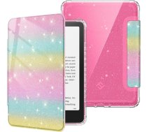 Fintie apvalks 7 collu Kindle Paperwhite (12. paaudzes) un Kindle Colorsoft/Paperwhite Signature Edition 2025/2024, caurspīdīgs, mīksts, TPU aizsargvāciņš ar automātisku miega/modināšanas funkciju, varavīksne