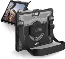 Urban Armor Gear Plasma ASV militāro standartu aizsargvāciņš Microsoft Surface Go / Go 2 / Go 3 korpusam [saderīgs ar vāciņu, aproces siksniņa uz rokas, statīva funkcija, pastiprināti stūri], caurspīdīgs