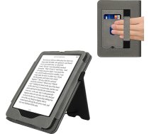 kwmobile Aizsargvāciņš saderīgs ar Amazon Kindle Paperwhite (2024)/Colorsoft Flip Case - pārvalks ar aproci - Rising Sun Grey