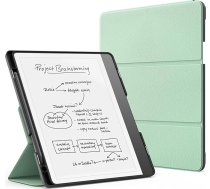 MoKo Stand Case for Kindle Scribe (2022 Released) Premium Leather Triple Stand Protective Case with Pen Holder, Auto Sleep/Wake for 10.2 Inch Amazon Kindle Scribe 2022, Agave Green