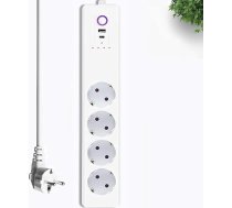 USB C strāvas adapteris 65 W, aizsardzība pret pārspriegumu, vairākas ligzdas, ātrās uzlādes ligzda, 5 pēdas garais pagarinātājs, aizsardzība pret pārslodzi, kontaktligzdas adapteris ar 1 C tipa un 1 A tipa USB pieslēgvietu mājai, birojam un