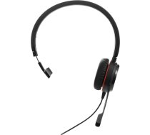 Jabra Evolve 30 II MS mono USB-C (austiņas) USB-C pieslēgvieta, ar skaņas izslēgšanas pogu un skaļuma regulēšanas funkciju uz kabeļa, sertificēta Microsoft ierīcēm