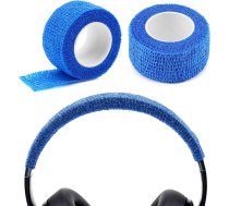 Geekria 2 iepakojuma zila neausta auduma austiņu pārvalks austiņām Turtle Beach Stealth 700 Gen 3, 600 Wireless, AKG K420, A10, SteelSeries Arctis 1, Nova 1, Logitech G Pro X