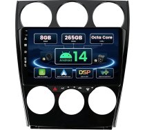 SXAUTO ¦8G+256G ¦ Android 12 IPS auto radio Mazda 6 Atenza (2002-2014) - Iebūvēts Carplay/Android Car/DSP - LED kamera + MIC - DAB stūres vadības stūres vadība Fast Boot 360-CAM WiFi AHD - 2 DIN 9 collas
