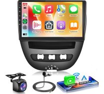 8 kodolu 6G + 128G auto radio Android 13 Peugeot 107/Citroen C1/Toyota Aygo 2004-2014, 10,1 collu HD IPS skārienjūtīgais ekrāns Auto radio ar DSP Carplay Android auto GPS Wi-Fi Bluetooth FM RDS atpakaļskata kamera