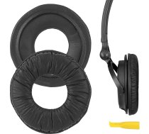 Sony MDR-V150 V200 V200 V250 V300 V400 ZX300 austiņu rezerves auss spilventiņš / auss spilventiņš / auss glāzes / auss vāciņš / auss pārvalks / auss spilventiņu remonta detaļas ar remonta rīku (melns)