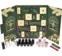 NÉONAIL Adventes kalendārs 2025 sievietēm - Dāvanas sievietēm - Adventes kalendārs meitenēm - Ziemassvētku dāvanas - Ziemassvētku kalendārs - Beauty Feels Like Home - Dāvanu komplekts - Kosmētika - UV nagu laka
