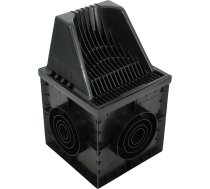 Megaa veikals Plastmasas pagalma drenāžas ar sifonu A15 1,5 tonnas drenāžas gulajs pagalma izlietne 300 x 300 x 500 mm