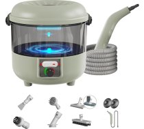 Rokas tvaika tīrītājs, 2500 W jaudīgs tvaika tīrītājs ar 6 birstes galviņām, daudzfunkcionāls tvaika tīrītājs dziļajai polsterējuma, automašīnu, virtuves, vannas istabas, flīžu tīrīšanai.