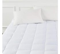 Amazon Basics Mīksts matrača pārvalks ar mikrošķiedras poliestera pildījumu un siksnām 160 x 200 x 30 cm, balts