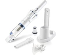 Genius A28178 Invictus One versija 1.0, 9 komplekti, balts - bez maisa un bezvadu akumulatora rokas putekļsūcējs ar 90 W BLDC motoru + piederumi, PP, nerūsējošais tērauds
