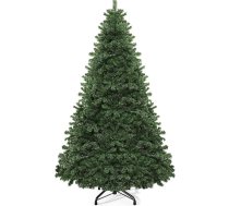 YITAHOME 230 cm mākslīgā Ziemassvētku eglīte, aptuveni 1346 galotnes, reālistiska, ar blīviem zariem, Ziemassvētku eglīte ar salokāmo sistēmas rāmi un metāla statīvu, ātri samontējama mājās, birojā, veikalos, 230 x diametrs