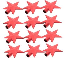 HOMSFOU 20gab Ziemassvētku eglīte Top Star Ziemassvētku zvaigzne Topper Ziemassvētku eglīte Top Ornaments Svētku eglīte Star Topper Mājas apdare Ziemassvētku dekori Mājokļa rotājumi mājas eglītes zvaigzne ornaments