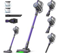 Suirviz akumulatora putekļsūcējs, 45000Pa/500W/45Min bezvadu putekļsūcējs ar paštaisīšanās funkciju, viegls bezvadu akumulatora putekļsūcējs ar zaļo gaismu cietām grīdām, paklājiem, mājdzīvnieku matiem