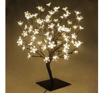 Iekštelpu gaismas eglīte ar 72 LED lampiņām, 45 cm augsta, ķiršu eglīte, Ziemassvētku rotājums