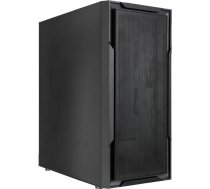 Case versa xm1 melns tērauda 120mm usb3.0 ventilators - melns