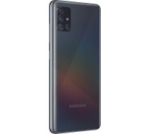 Samsung Galaxy A51 - Dual SIM karte, 6,5 collu Super AMOLED viedtālrunis (4 GB RAM, 128 GB ROM, 48,0 MP + 12,0 MP + 5,0 MP + 5 MP aizmugurējā kamera, 32 MP priekšējā kamera) Melns, spāņu versija