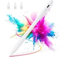 BAZO pildspalva Apple iPad - 2018-2025. gada 2. paaudzes zīmuli ar ātru uzlādi, plaukstas atmešanas un slīpuma jutības sensoru Pro M4/M5/13''/12,9''/11''/A16/Mini 5-7/Air 3-5/M2/M3/iPad 6-11