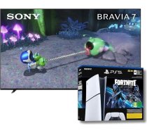 Sony BRAVIA 7 QLED (XR l Mini LED) 65 collu + Playstation®5 Digital Edition (Slim) - Fortnite