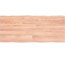 Galda virsma Apstrādāta koka ozols Dabīgā mala 140 x 60 x 4 cm Galda virsma restorānam Ēdamistaba Dzīvojamā istaba Biroja mēbeles Galda virsma Galda virsma Galda virsma