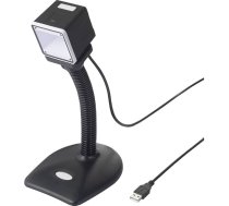 Renkforce RF-SBS-500 2D svītrkodu skeneris Vadu 1D, 2D attēlu ģenerators melns Stacionārais skeneris USB-A