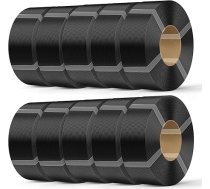 Creality PETG filamenta uzpilde 3D printerim, 10kg 1.75mm(10.0 kg), atkārtoti izmantojams Bambu Lab spolij, izmēru precizitāte ±0.03mm, PETG 10 Black