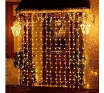 Salcar 3 m / 6 m / 9 m LED pasaku gaismas aizkars Ziemassvētku dekorēšanai, svinībām, ballītēm, festivāliem