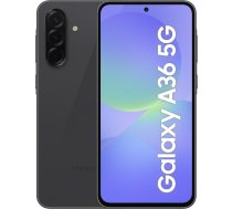Samsung Galaxy A36 5G AI viedtālrunis bez līguma, Simlock bezmaksas AI mobilais tālrunis ar Android, 6 GB RAM, 128 GB atmiņa, 50 MP kamera, brīnišķīgi melns