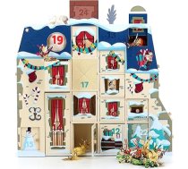 VILAC - Personalizēts Adventes namiņš - dekorācijas un dāvanas - 1 koka kalendārs, ko aizpildīt - koka izglītojošas spēles bērniem - rotaļlieta bērniem no 12 mēnešiem - 1224