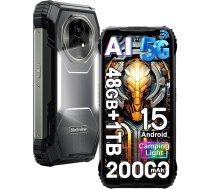 Blackview XPLORE 2 (48GB + 1TB) 5G āra mobilais tālrunis bez līguma Android 15, Dimensity 8300 4nm, 6,73 collu FHD+ būvlaukuma mobilais tālrunis, 2 x 2W skaļruņi, 50MP + 50MP, 20000mAh Outdoor