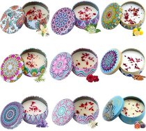Aromatizētu sveču dāvanu komplekts sievietēm 9 gabali Aromterapijas sveces, Ziemassvētku dāvana, dabiskās sojas vaska sveces, smaržīgo sveču dāvanu komplekts sievietēm Mātes dienai, Ziemassvētkiem, dzimšanas dienai, Valentīna dienai