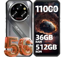 OUKITEL WP62 5G āra mobilais tālrunis Android 15, 36GB RAM + 512GB ROM/2TB āra viedtālrunis bez līguma 11000mAh/33W, 6,6 collu FHD+ 120Hz būvlaukuma mobilais tālrunis, 108MP + 32MP kamera