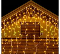 LED čiekuru pasaku gaismas, ko darbina 3 AA baterijas, izstaro silti baltu gaismu, 10 m garas x 0,6 m platas, ideāli piemērotas mājīgas atmosfēras radīšanai.