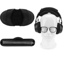 Geekria Liels komplekts galvas lentes pārvalkam un Velcro spilventiņam (piemērots 1,3-1,77 collu galvas lentēm), saderīgs ar Corsair HS80, JBL Quantum 800, Logitech GPRO X, Razer Kraken Pro (Velour)