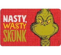 United Labels Grinch Brokastu dēlis Nasty Wasty Skunk 23,5 x 14,5 cm, dēlis piemērots mazgāšanai trauku mazgājamā mašīnā, sagriešanas dēlis no rezopala