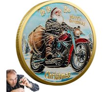 Generisch Jaunums Monēta, Ziemassvētku vecīša monēta, Merry Christmas Cartoon Design Piemiņas monēta | Festivāls Kolekcionējams Suvenīru svētku rotājums dzimšanas dienas svētkiem