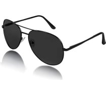 URAQT saulesbrilles, melnas retro vintage brilles vīriešiem un sievietēm, rāmja īpaši vieglas brilles ar UV 400 aizsardzību, Unisex modes saulesbrilles golfam, braukšanai, makšķerēšanai, ceļojumu brilles, āra sporta veidiem, melnas