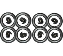 8 x 12 collas 12 1/2 x 2 1/4 = 62-203 CBK-MS® Gludas gaitas riepa + iekšējā caurule ar 45° leņķa autoventili Bērnu ratiņi Skūteris Tricikls Velosipēdu piekabe
