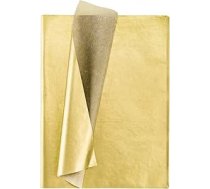 100 loksnes iesaiņojuma papīra auduma papīrs Zelta metālisks iesaiņojuma papīrs Iepakojuma materiāla apdare DIY amatniecības ziedu vīna dāvanu iesaiņošanai (35,5 x 50,8 cm)