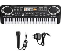 Bērnu rotaļlieta daudzfunkcionāla 61 taustiņš ar mikrofonu Mini Piano Electric ar 6 demonstrācijām Piemērota bērniem